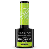 Claresa rainbow jello base coat lime 5ml - afbeelding 1