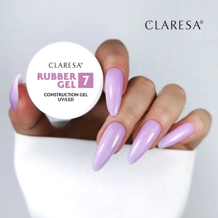 Claresa rubber gel 7 soft lilac 45gr.