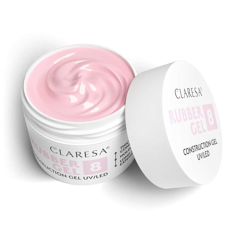 Claresa rubber gel 8 ballerina pink 45gr.
