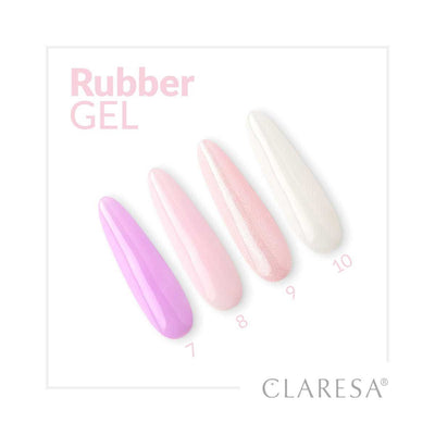Claresa rubber gel 8 ballerina pink 90gr.