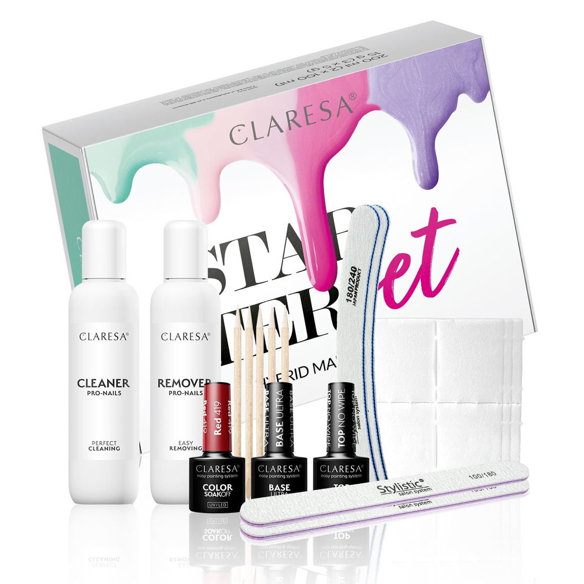 Claresa starter set gellak zonder lamp