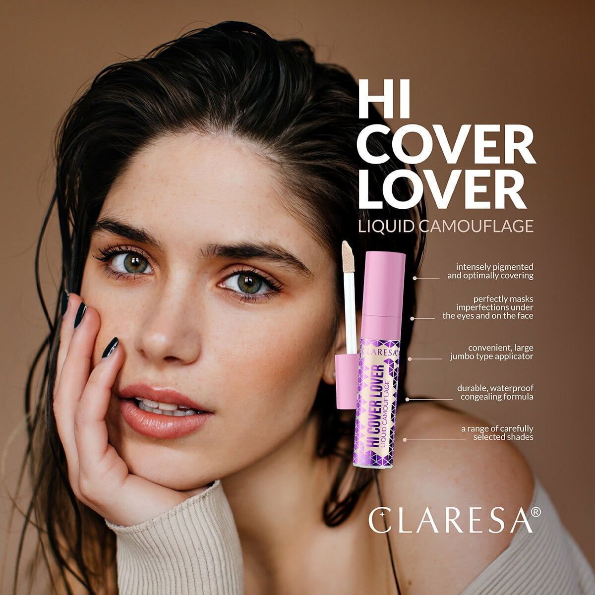 Claresa concealer hi cover lover 21 lightest 8gr.