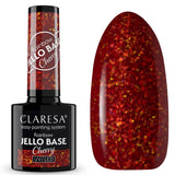 Claresa rainbow jello base coat cherry 5ml - afbeelding 1