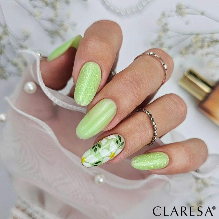 Claresa brush easy gel glitter pistachio 5ml