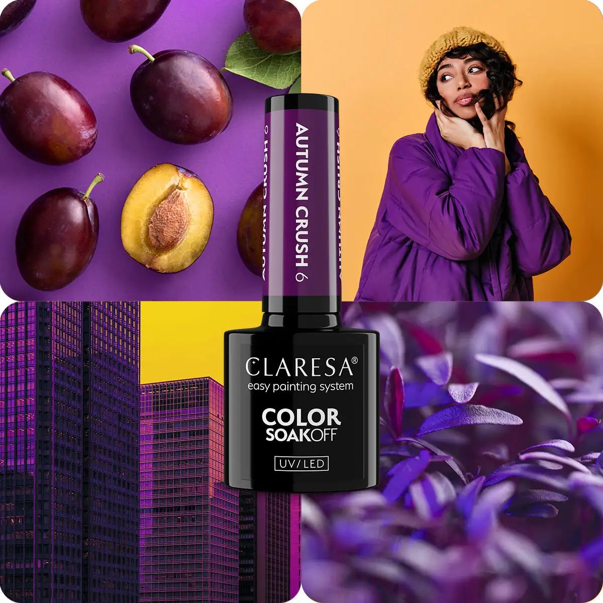 Claresa uv led gellak 5ml autumn crush 6