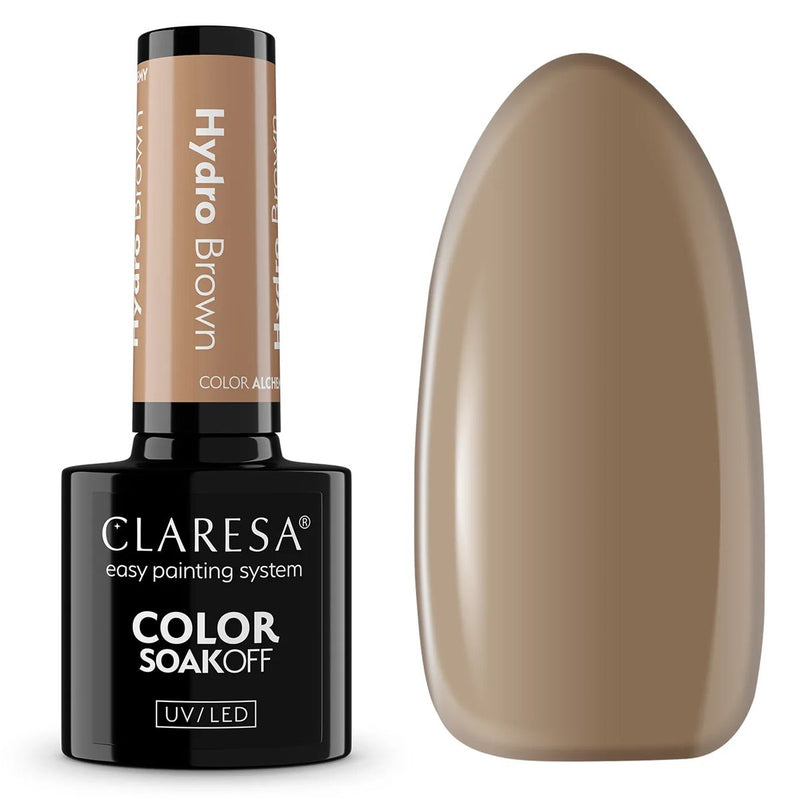 Claresa uv led gellak 5ml color alchemy - hydro brown