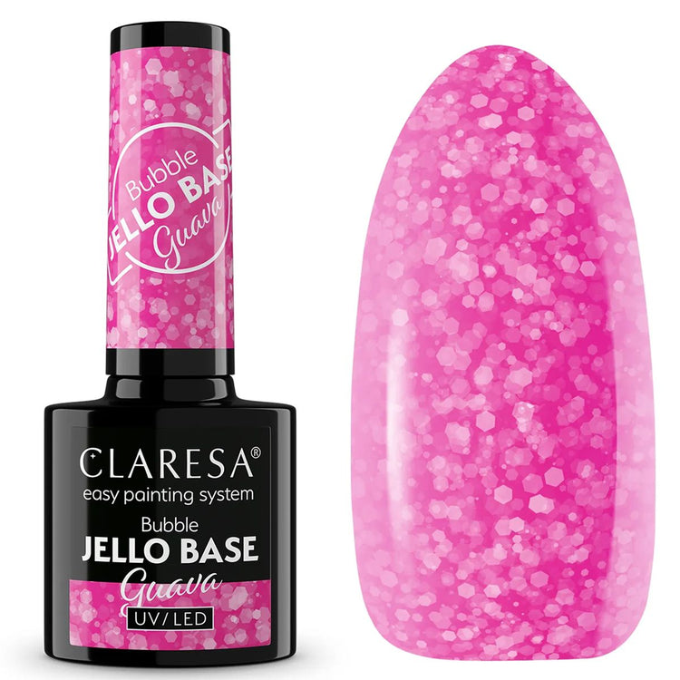 Claresa bubble jello base coat guava 5ml