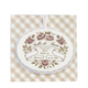 Clayre eef geurzakje rose met hanger 12x12cm