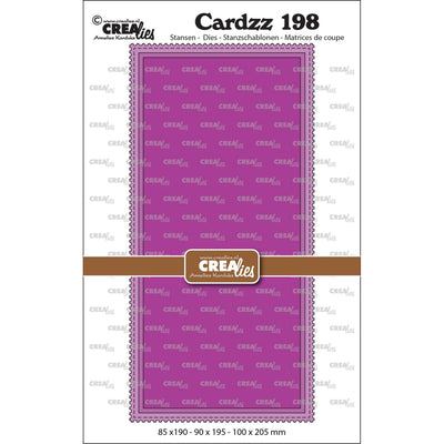 Crealies • cardzz snijmallen slimline m met postzegelrand