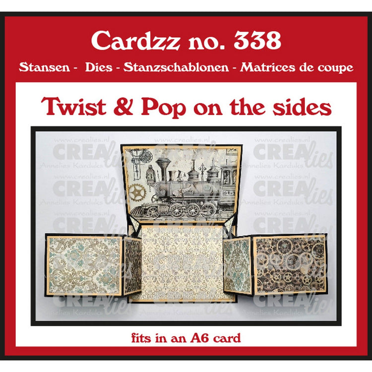 Crealies • cardzz snijmal twist pop aan beide kanten