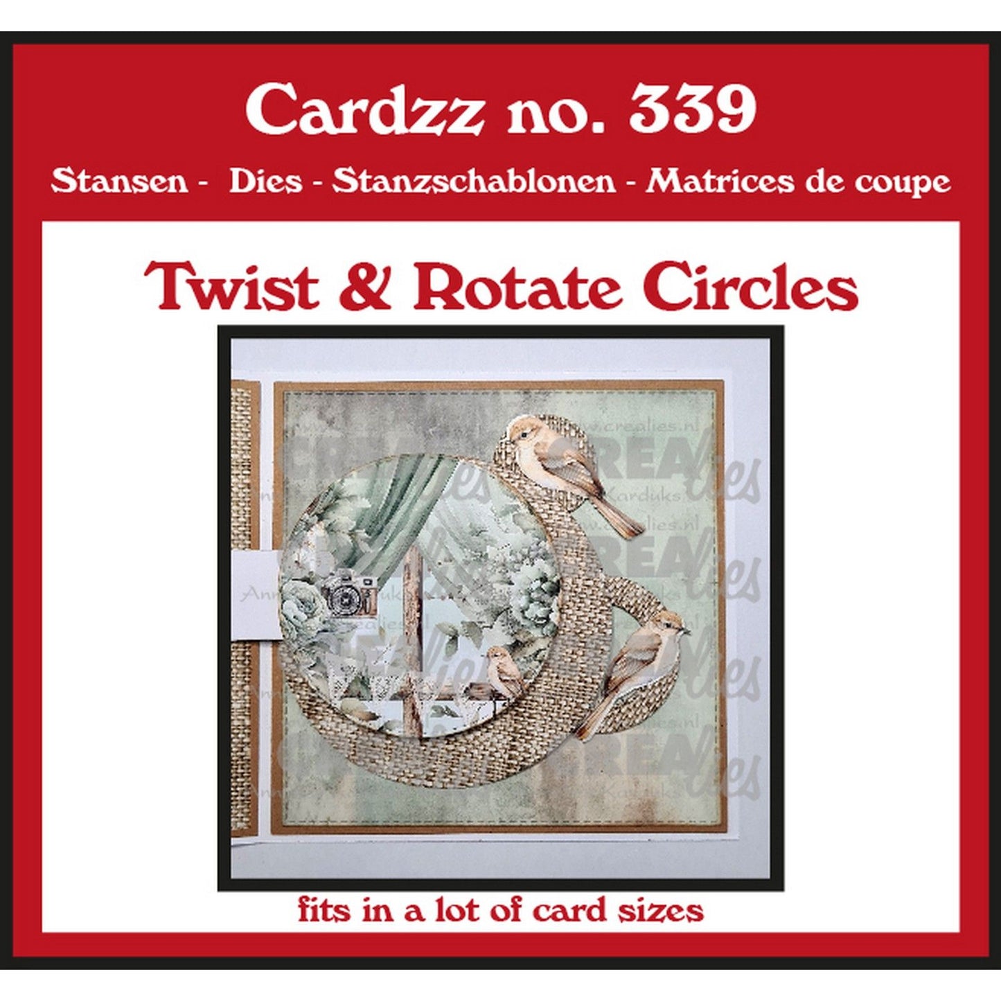 Crealies • cardzz snijmal twist rotate cirkels