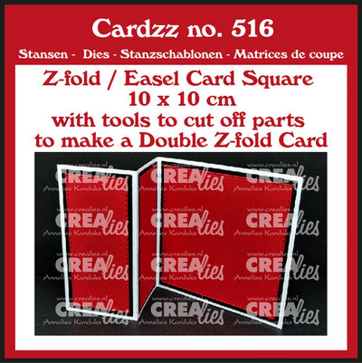 Crealies • cardzz (double) z-fold easel card 10 x 10cm