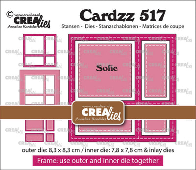Crealies • cardzz frame inlays sofie