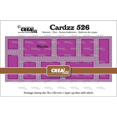 Crealies • cardzz snijmallen postzegelframe slimline nicole