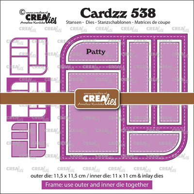 Crealies • cardzz frame inlay patty