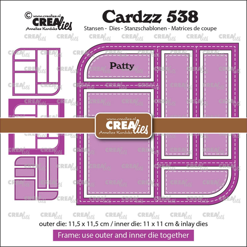 Crealies • cardzz frame inlay patty