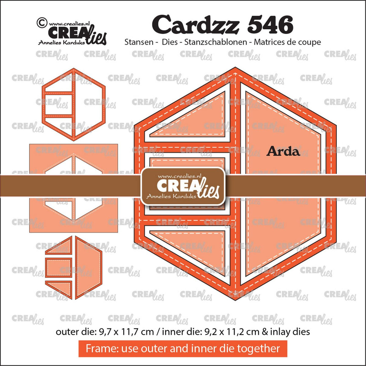 Crealies • cardzz frame inlays arda