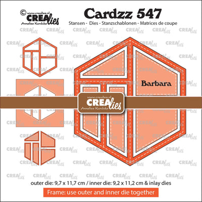 Crealies • cardzz frame inlays barbara