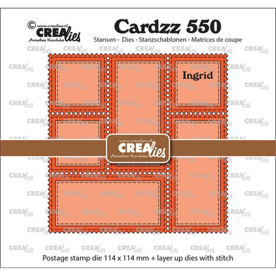 Crealies • cardzz snijmal postzegelframe ingrid