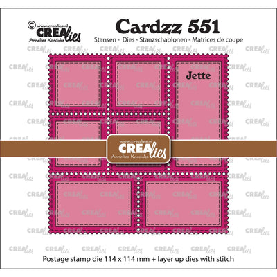 Crealies • cardzz snijmal postzegelframe jette