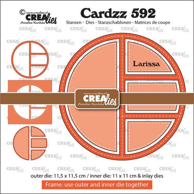 Crealies • cardzz frame inlay larissa