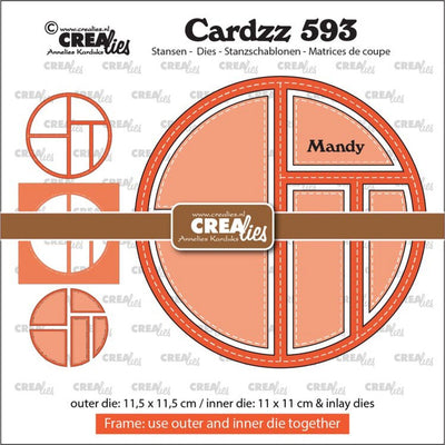 Crealies • cardzz frame inlay mandy