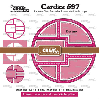 Crealies • cardzz frame inlays divina