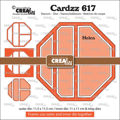 Crealies • cardzz frame inlay helen