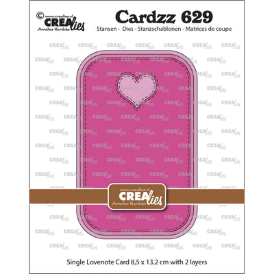 Crealies • cardzz stans enkele kaart lovenote