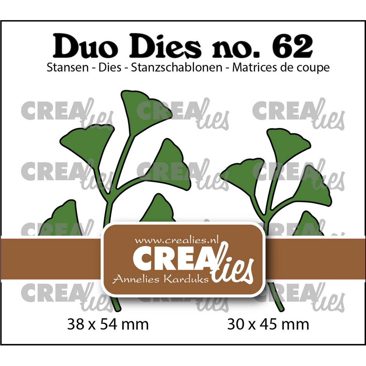 Crealies • duo dies blaadjes 14