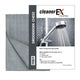 Cleanerex microvezel droogdoek chess 65x50cm grijs