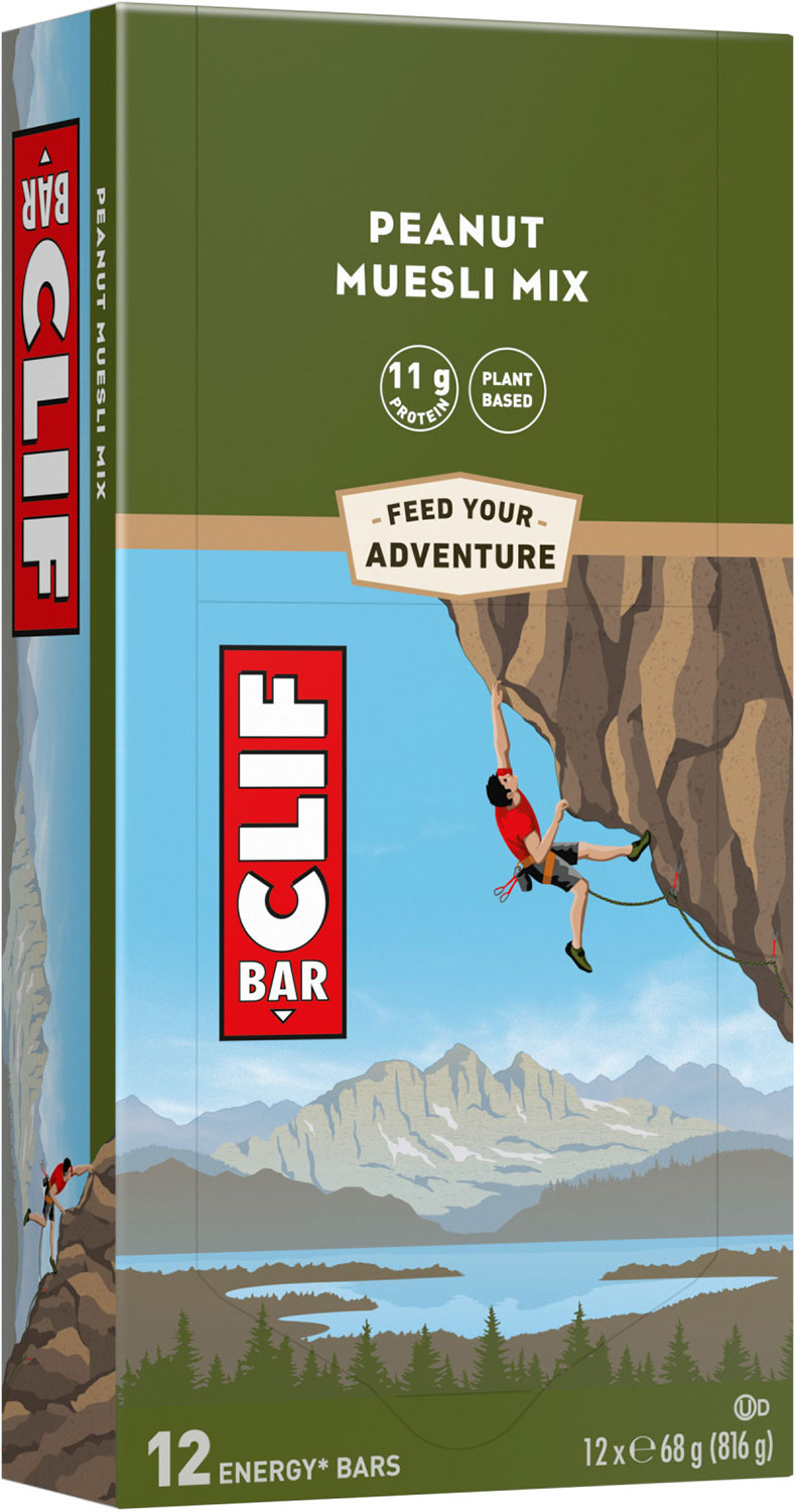 Clif bar energy bar 12x68g box | white chocolate macadamia nut