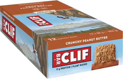 Clif bar energy bar 12x68g box | crunchy peanut butter
