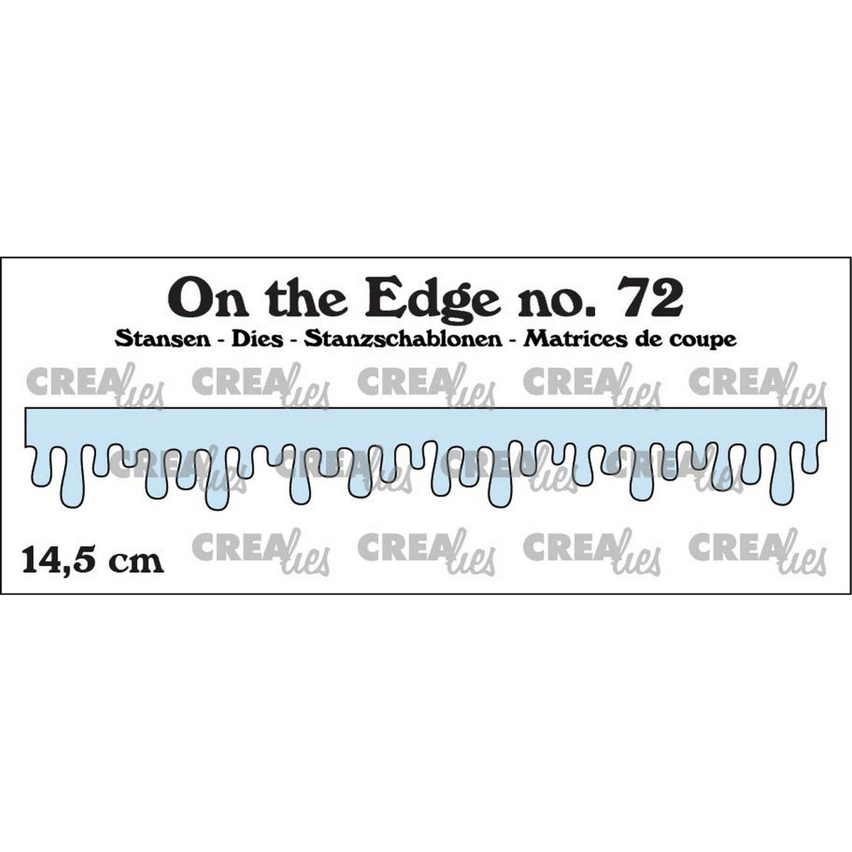 Crealies • on the edge snijmal ijspegels druipende honing glazuur
