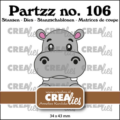 Crealies • partzz stans nijlpaard