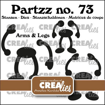 Crealies • partzz armen en benen voor fruit (3 maten)