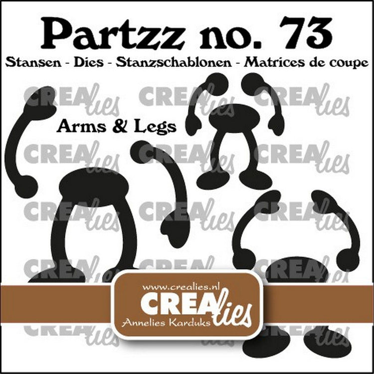 Crealies • partzz armen en benen voor fruit (3 maten)