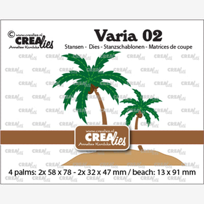 Crealies • varia snijmal palmbomen 4stuks