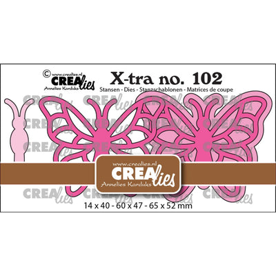 Crealies • snijmal vlinder b extra groot