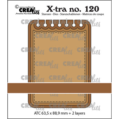 Crealies • xtra stans atc notebook horizontaal