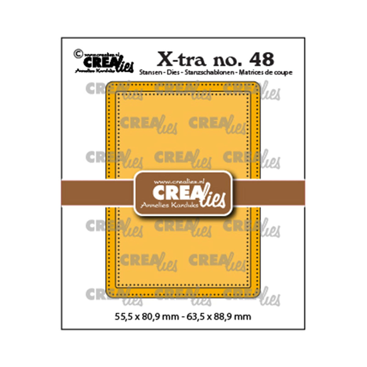 Crealies • xtra dies atc stippenlijn