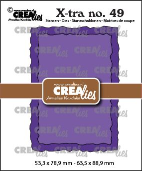 Crealies • xtra dies atc ruwe randen