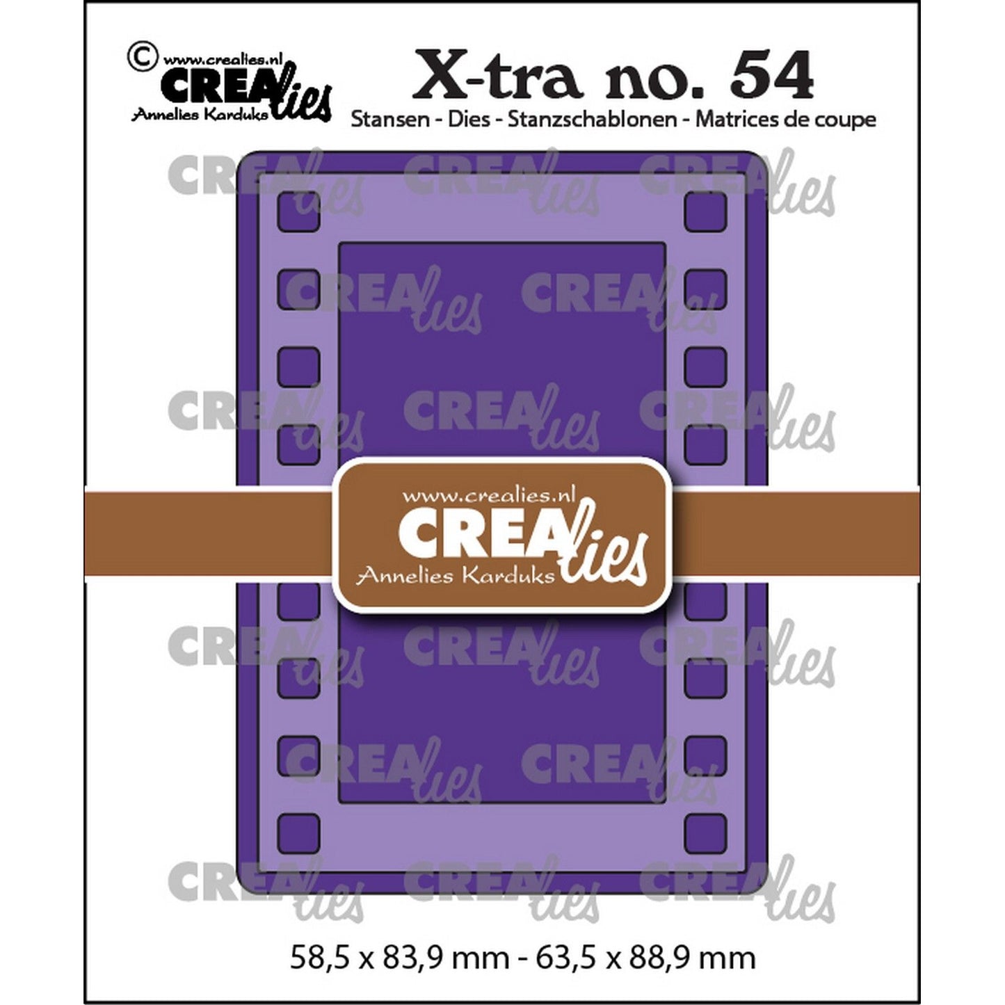 Crealies • xtra snijmal atc filmstrip