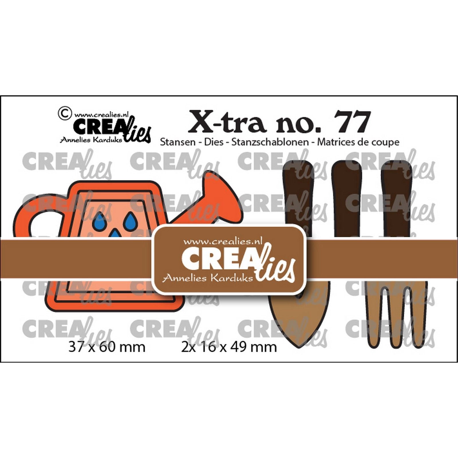 Crealies • xtra gieter tuingereedschap