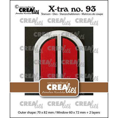 Crealies • xtra boograam met luikjes