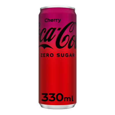 Coca-cola zero cherry blik (24x 33cl)