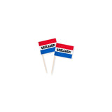 Paperdreams cocktail prikkers geslaagd rood wit blauw - afbeelding 1