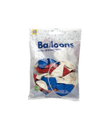 Paperdreams ballonnen rood wit blauw 30cm 50 stuks - afbeelding 2