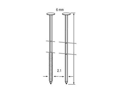 Dutack coilnagel rncw25 nk 65mm ds 9 duizend - 5232020