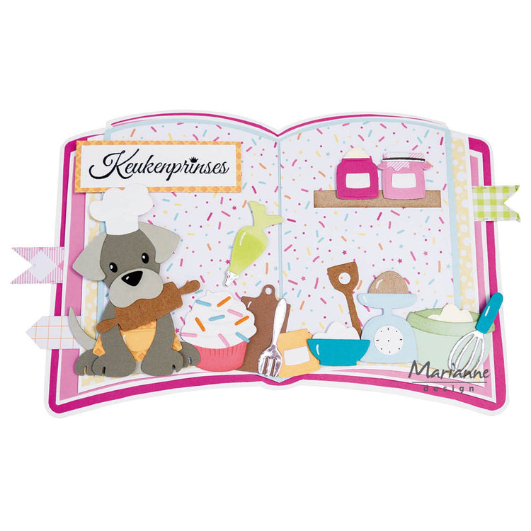 Marianne design • collectables snij- embosstencil cupcakes by marleen